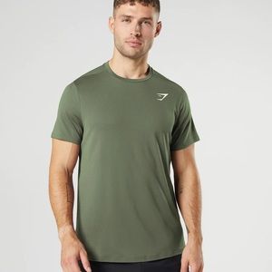 Gymshark Arrival T-Shirt - Olive Green, Medium